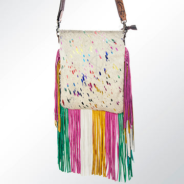 American Darling Large Crossbody Hair-On Genuine Leather Women Bag Western Handbag Purse| Western leather handbag |